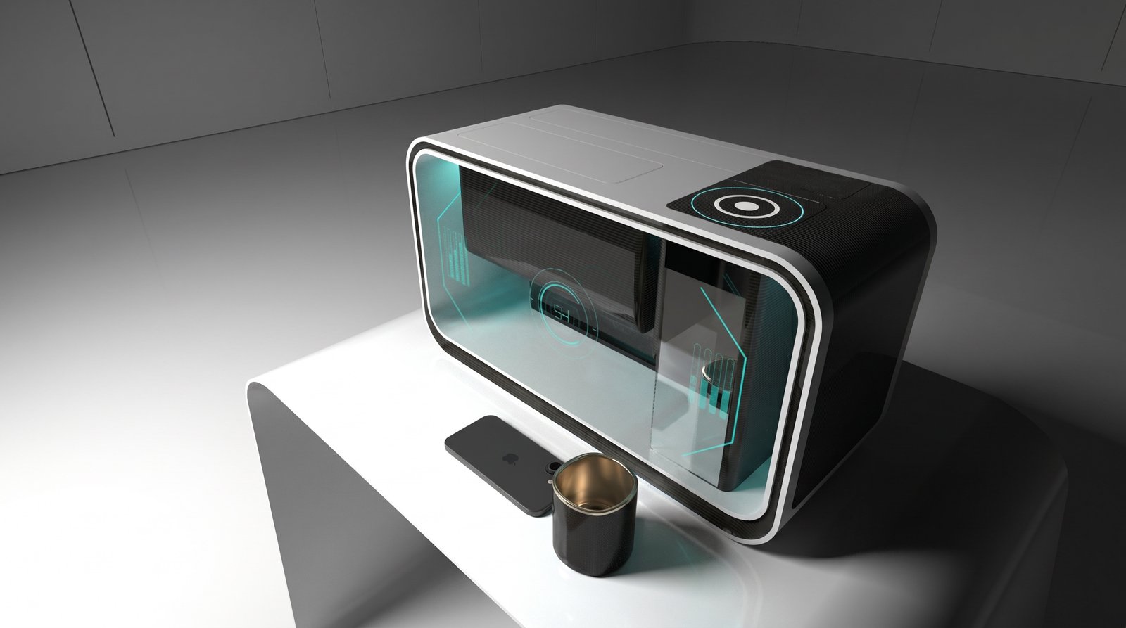 O Node ELISIR, vista em detalhe da interface de precisão entre a Célula e o Vaso